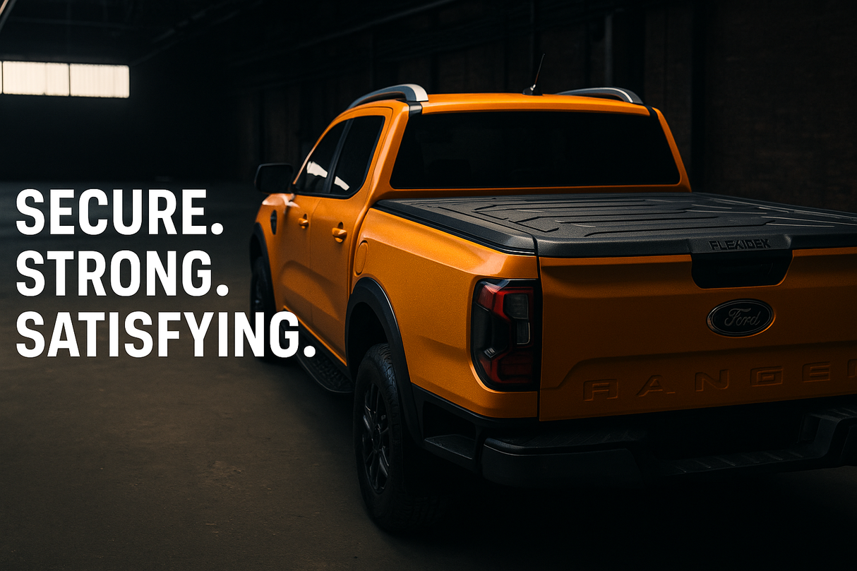 FlexiDek Load Bin Lid β Ford Ranger Next-Gen | Plug & Play, Tamper-Resistant, Weather-Ready
